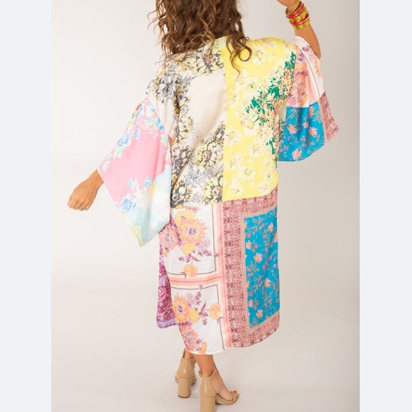 Free People Patched With Love Robe Kimono - Picture 4 of 5